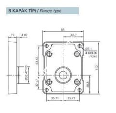 1PN 281 (CBS13) 28,1 cc Dişli Pompa