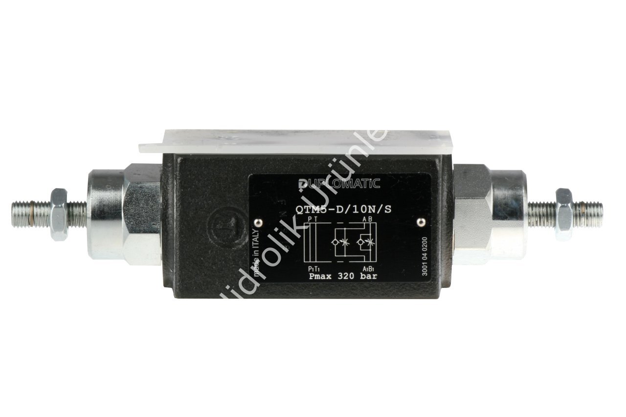 QTM5-D/10N/S NG 6 - NG 10 - NG 16 Modüler Debi Ayar Valfi