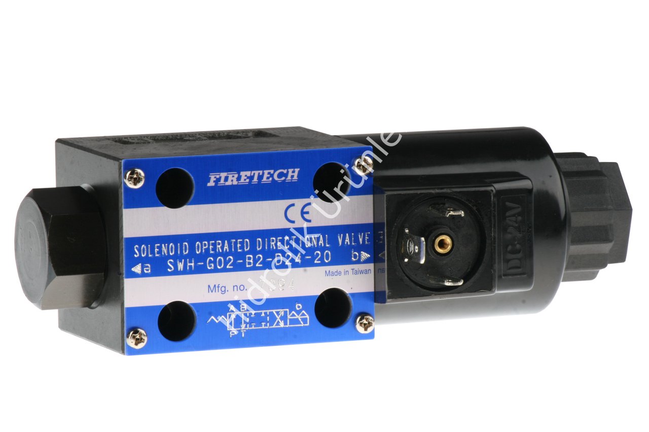 NG06 Tek Bobin 24V DC Valf (SWH-G02-B2)